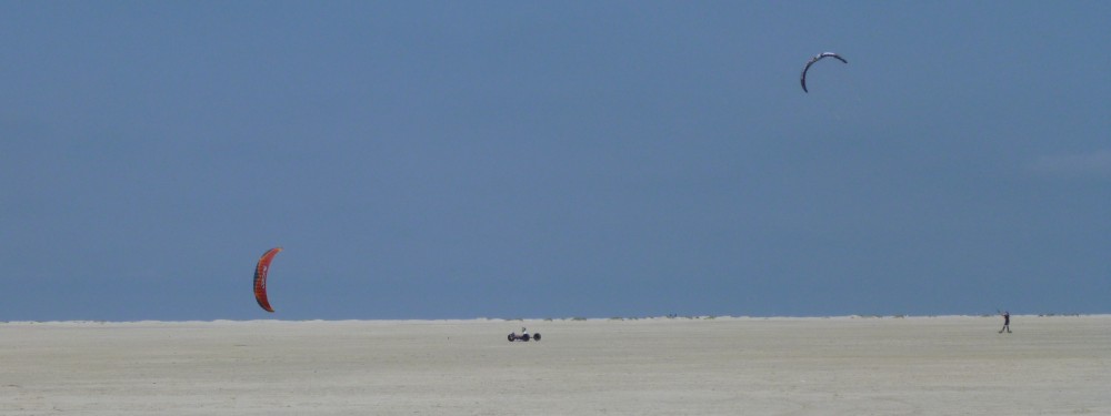 Kiten an der Nordsee